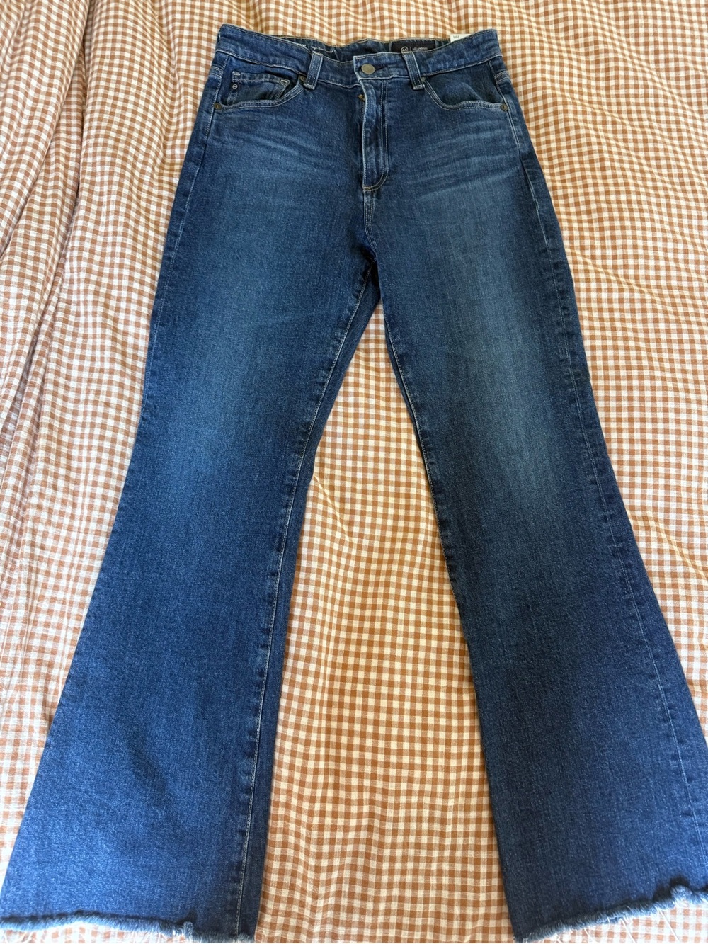 Ag Adriano Goldschmied Dark Blue Flare Jeans
